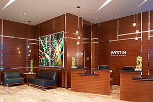 Westin Wall Centre Vancouver Airport lobby