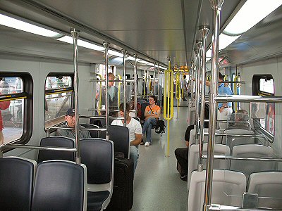 Vancouver Airport Skytrain Inside