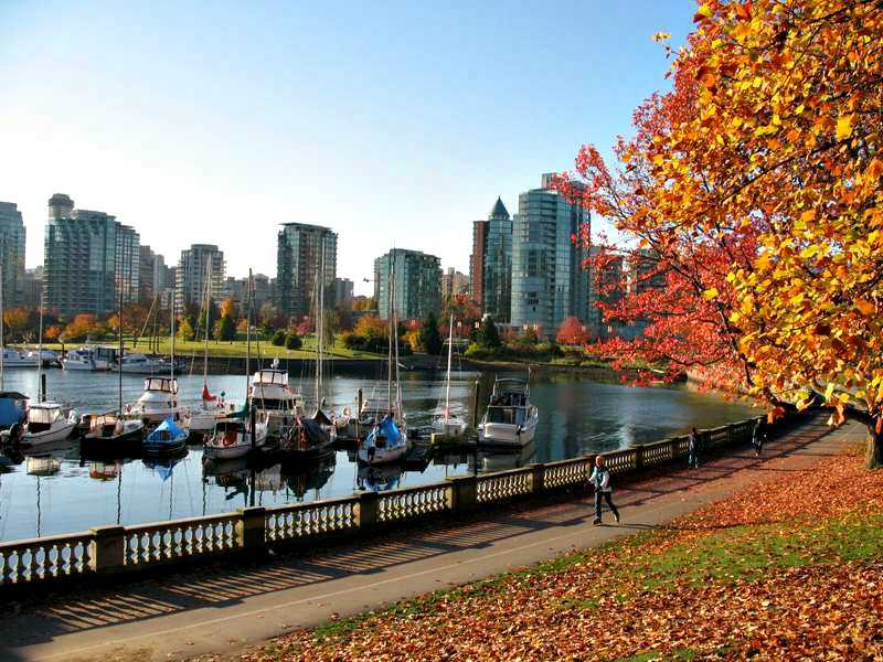 City view from Stanley Park