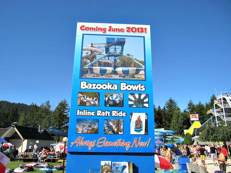 Cultus Lake Waterpark new exciting water rides