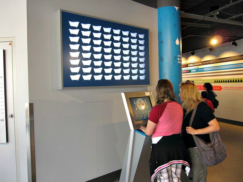 Interactive display at Science World