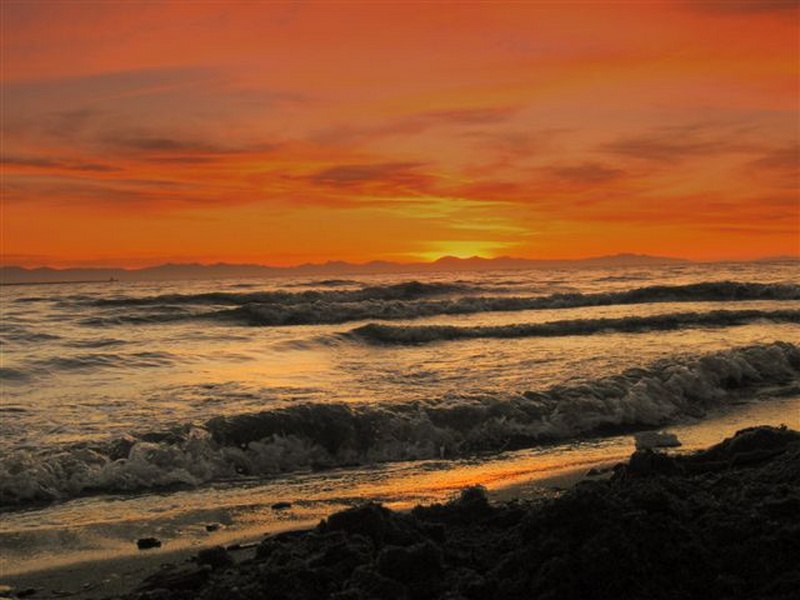 Stanley Park Ocean and Sunset