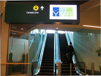 YVR Domestic Terminal Skytrain Station